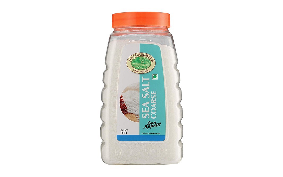 NatureSmith Sea Salt Coarse    Plastic Jar  750 grams